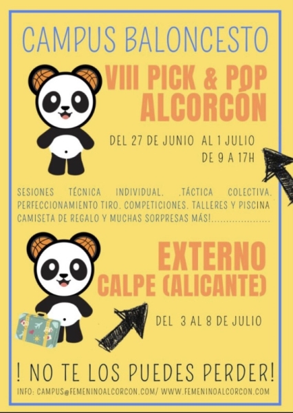 ABIERTO EL PLAZO DE INSCRIPCIONES VIII CAMPUS PICK&POP 