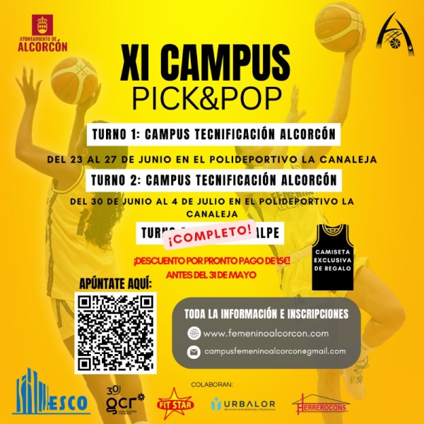 ABIERTO EL PLAZO DE INSCRIPCIONES DEL XI CAMPUS PICK&POP 2025
