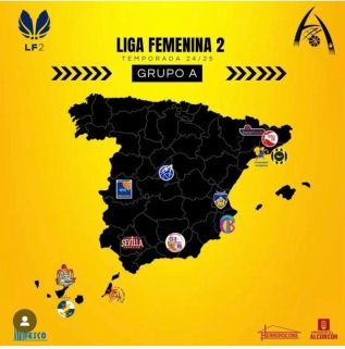 CONOCEMOS YA A NUESTROS RIVALES DE LIGA FEMENINA 2 PARA LA TEMPORADA 24-25