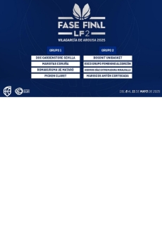 Vilagarcía de Arousa acogerá la #FaseFinalLF2 del 8 al 11 de mayo